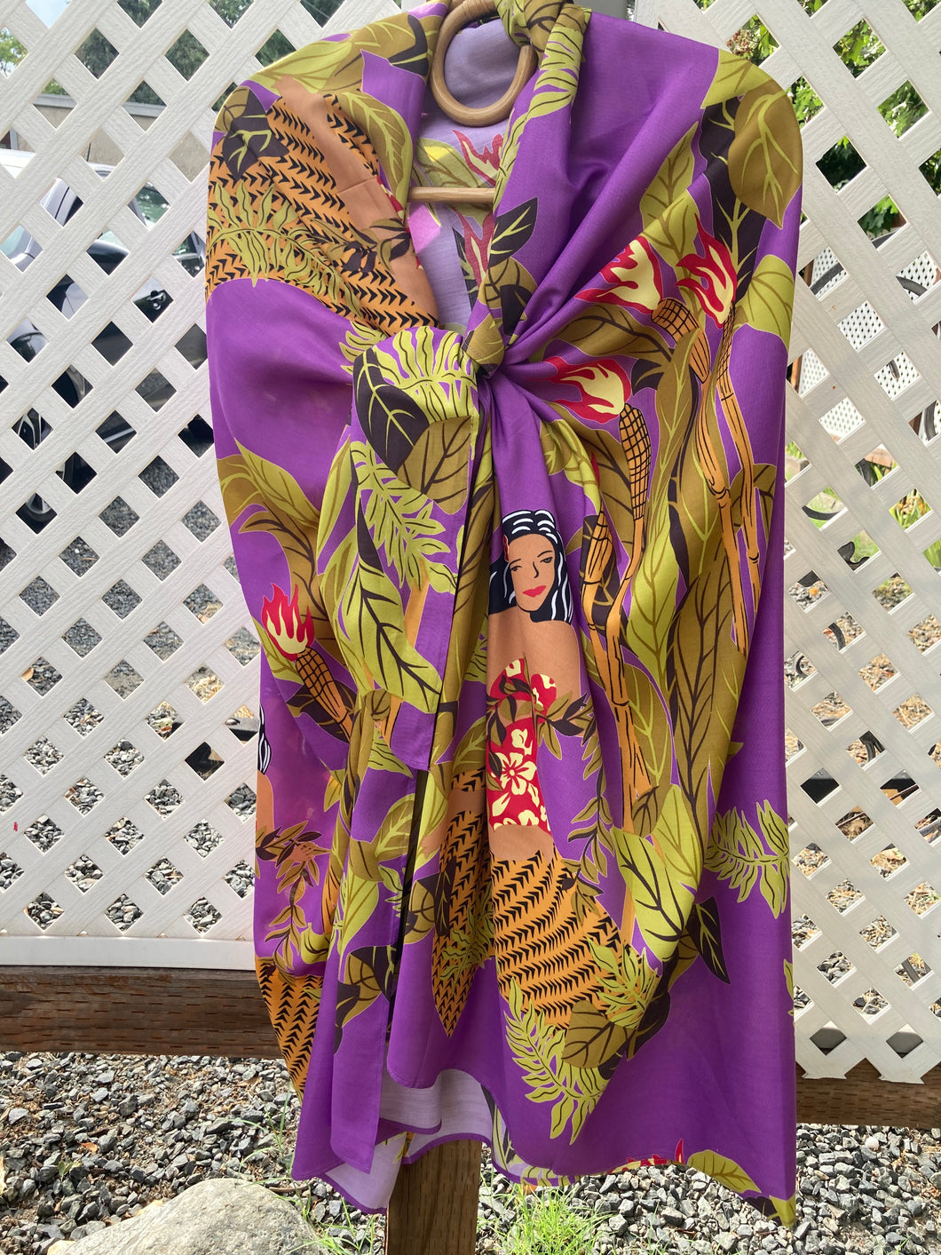 ENGINEERED SARONG MAILE LADY MAUVE